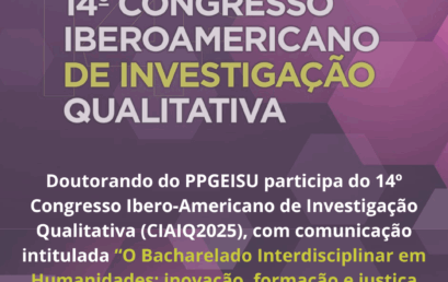 Doutorando do PPGEISU apresenta comunicação no Instituto Politécnico de Gestão e Tecnologia, em Portugal