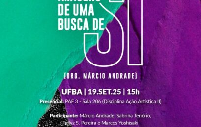 Lançamento de livro marca primeira atividade de 2025.2 de turma de Ação Artística II