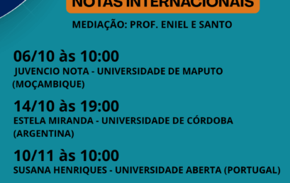 Ciclo de Aulas Abertas – Formação e Vida Universitária: notas internacionais