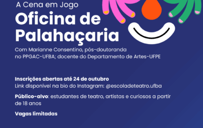 PPGAC-UFBA promove oficina gratuita de palhaçaria. Atividade conta com o apoio do IHAC PPGAC-UFBA promove oficina gratuita de palhaçaria. Atividade conta com o apoio do IHAC